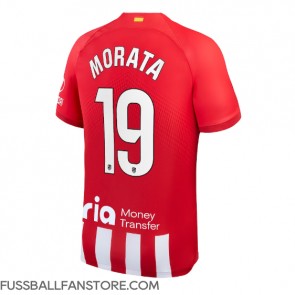 Atletico Madrid Alvaro Morata #19 Replik Heimtrikot 2023-24 Kurzarm